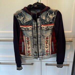Desigual Jeans jacket with hood